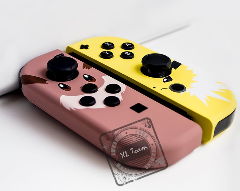 Custom Pokemon Pikachu and Eevee or Jolteon and Eevee Themed Nintendo ...