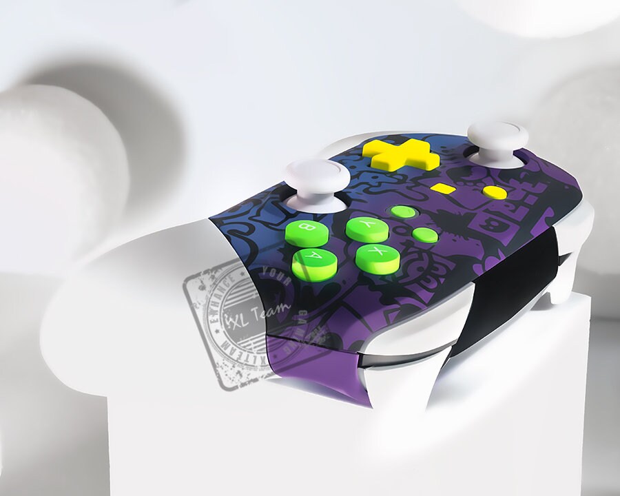 Custom Splatoon 3 Themed Nintendo Switch Pro Controller - Etsy