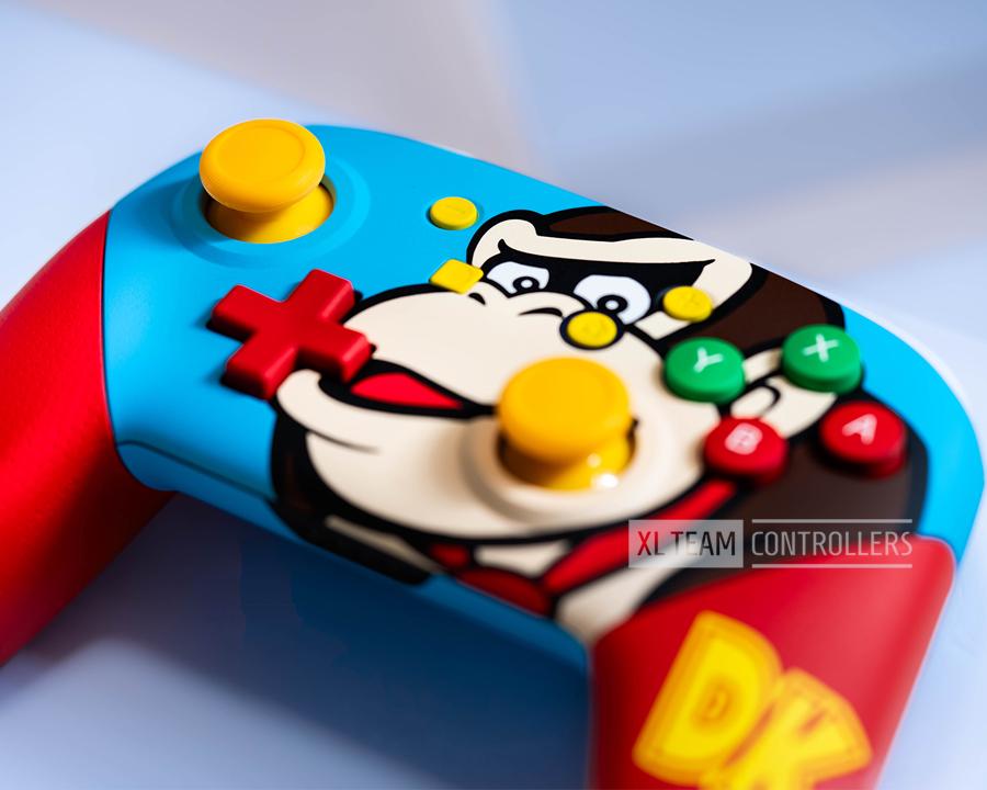 Switch Controller Donkey Custom Nintendo Switch Controller Donkey Kong Themed Painted Wireless ...