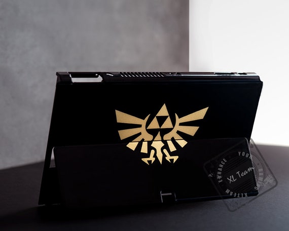 Custom the Legend of Zelda Triforce Nintendo Switch Back Plate