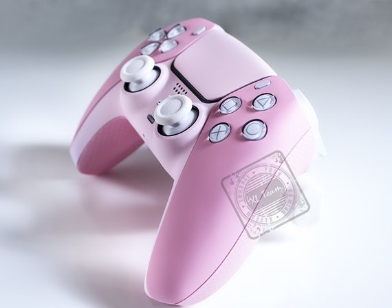 Custom Pastel and Baby Pink Themed Playstation 5 PS5 Dualsense