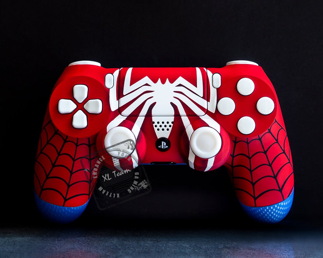 Stole på cirkulation Tredje Custom Spiderman Themed Playstation 4 PS4 Dualshock 4 - Etsy