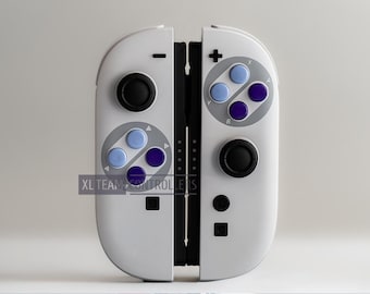 SNES Super Nintendo Themed Custom Painted Nintendo Switch 2 Joy-Con 2 Controllers