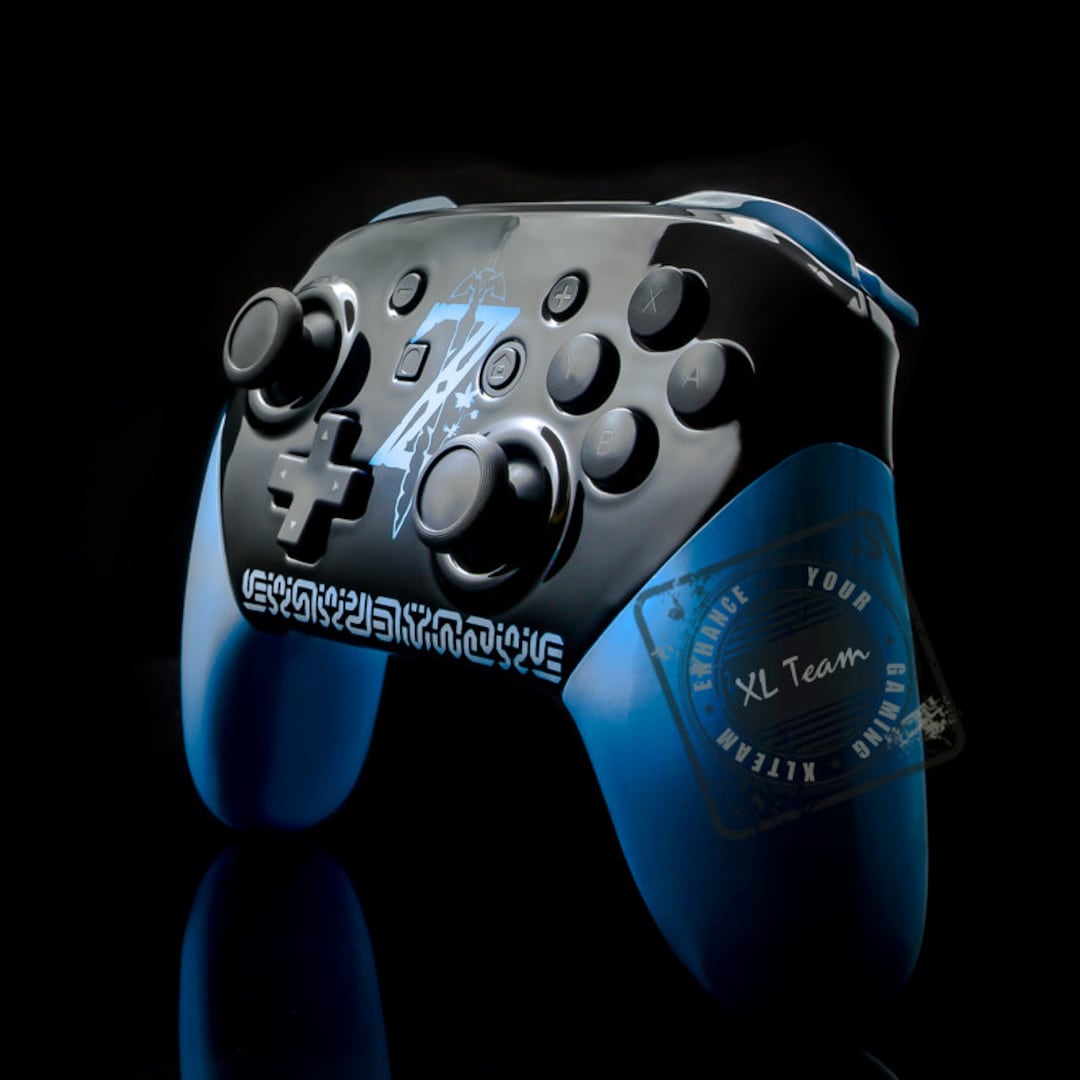 Custom the Legend of Zelda Breath of the Wild Themed Blue Version