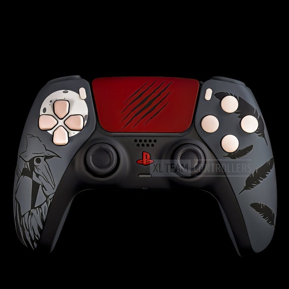Custom Bloodborne Eileen the Crow Hunter Themed Playstation 5 PS5 Dualsense Wireless Controller Etsy