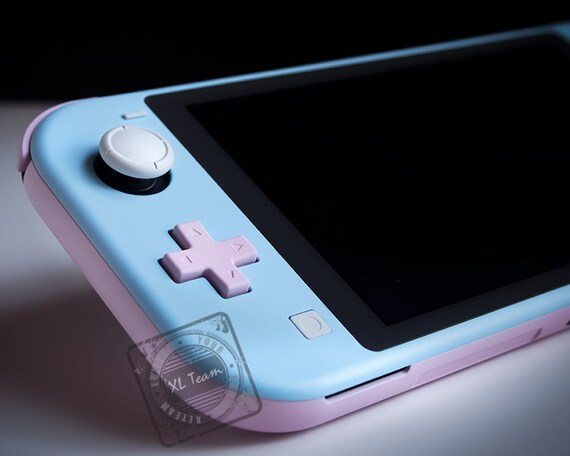 Custom Baby Pastel Blue and Pink Nintendo Switch Lite System