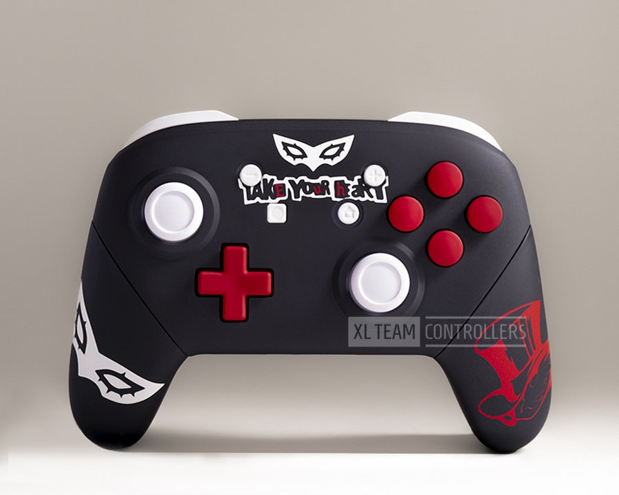 Nintendo Switch 有機ELモデル純正プロコンペルソナ5マリオRPG Custom Nintendo Switch Pro Wireless Controller Persona 5 Phantom