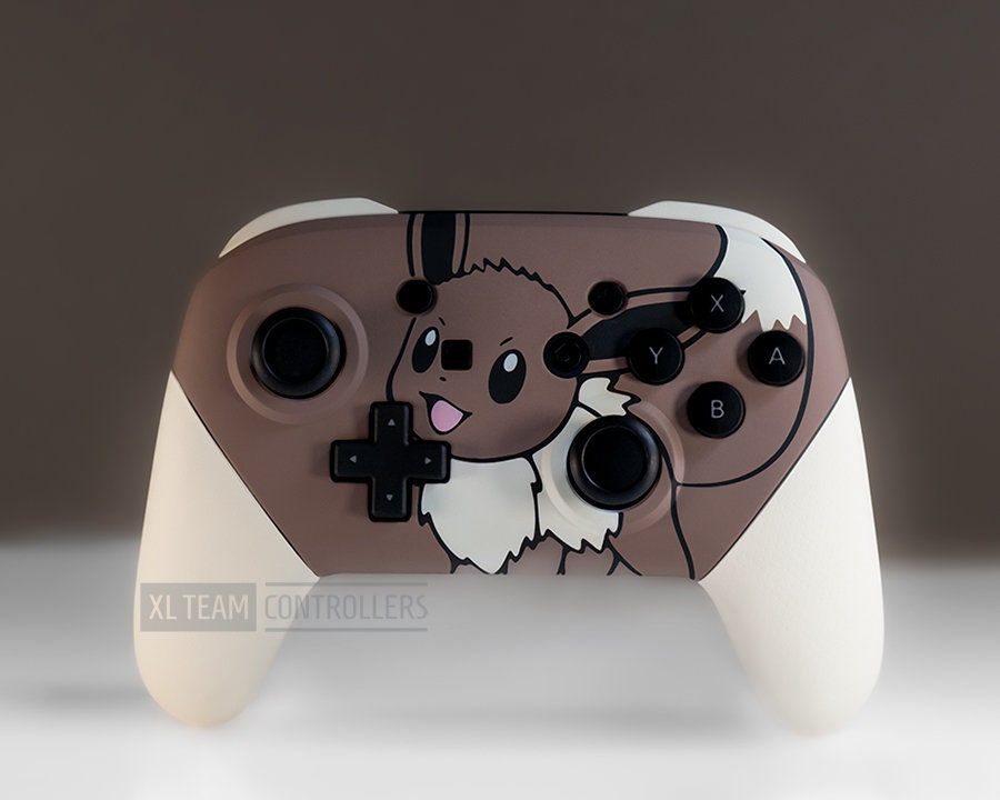 Custom Pokemon Eevee Themed Nintendo Switch Pro Controller