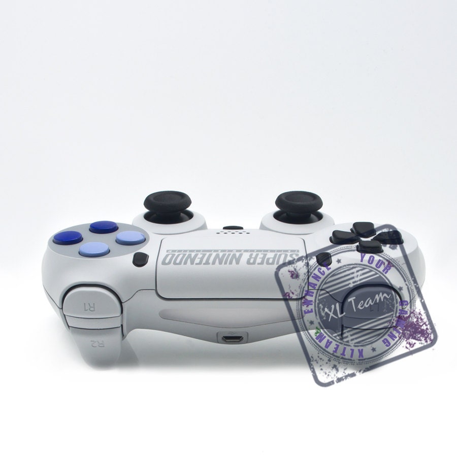 Custom SNES Super Nintendo Playstation PS4 Dualshock 4 - Etsy