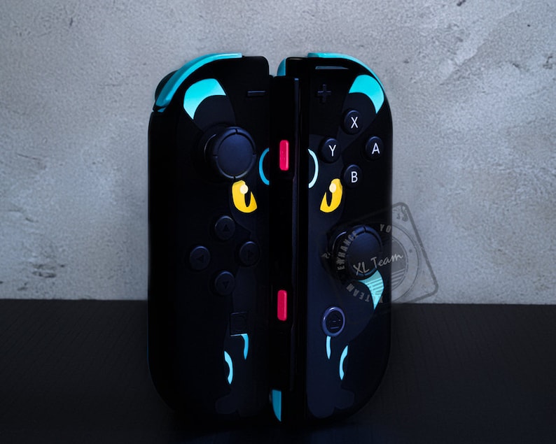 Custom Pokemon Shiny Umbreon Themed Nintendo Switch Joy-con Joycon ...