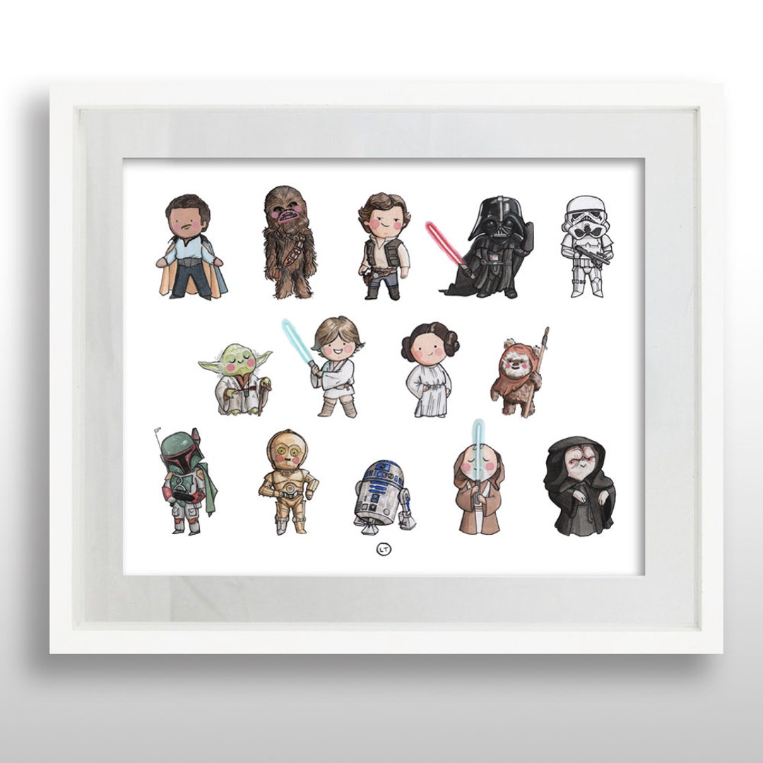 INSTANT DOWNLOAD Star Wars Darling Collection, 8x10 Print, PRINTABLE ...