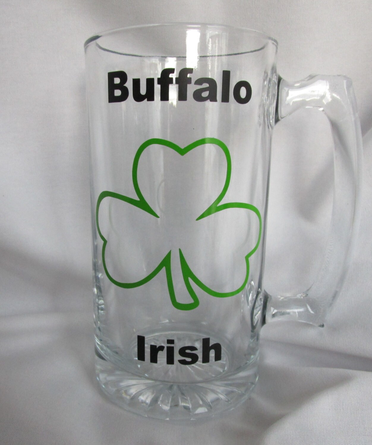 HOMETOWN Irish Beer Mug Quality Glass Stein Etsy