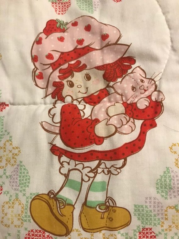 Vintage 198os Esmond Strawberry Shortcake Cross Stich Design Etsy