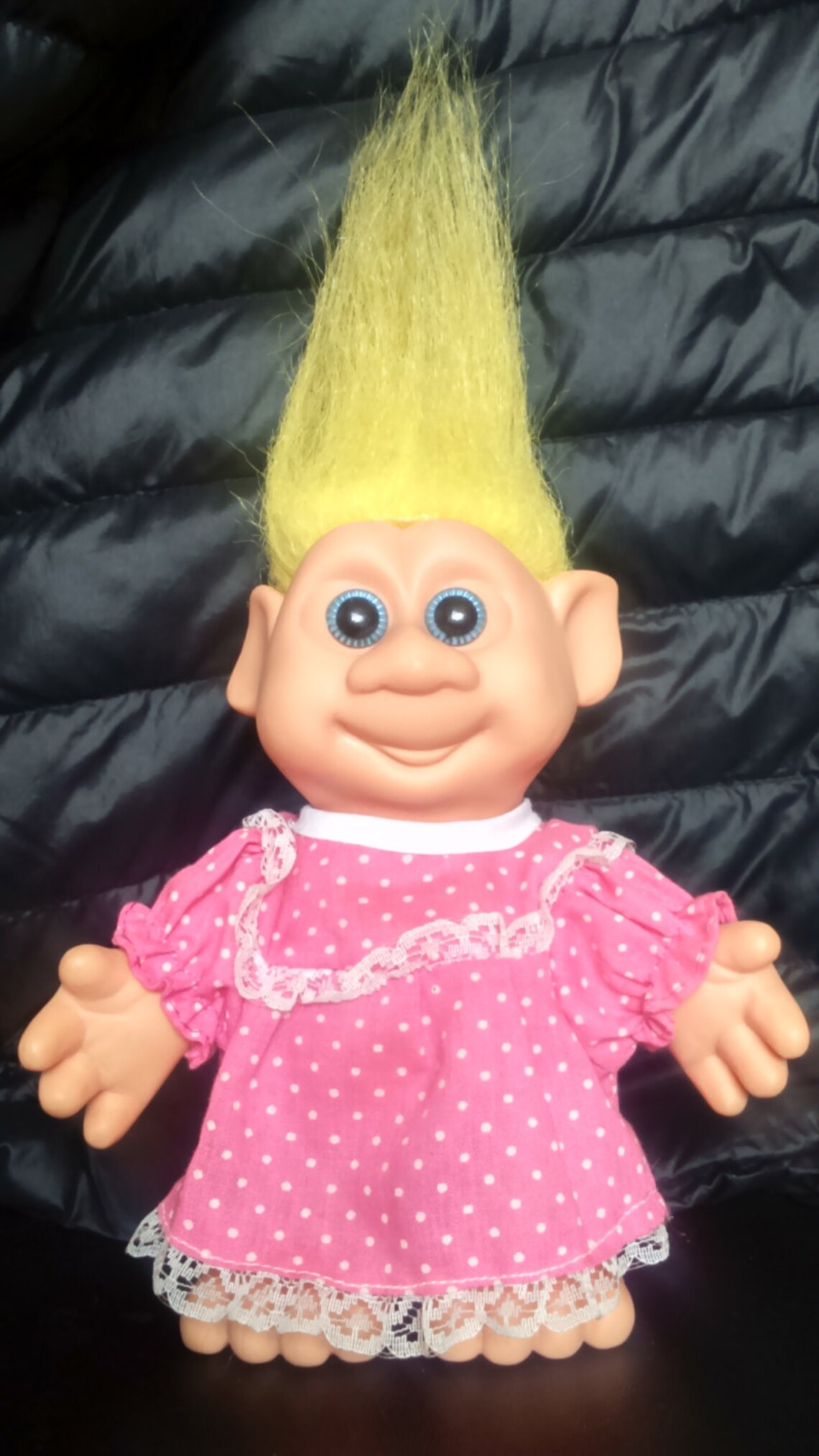 blonde troll doll