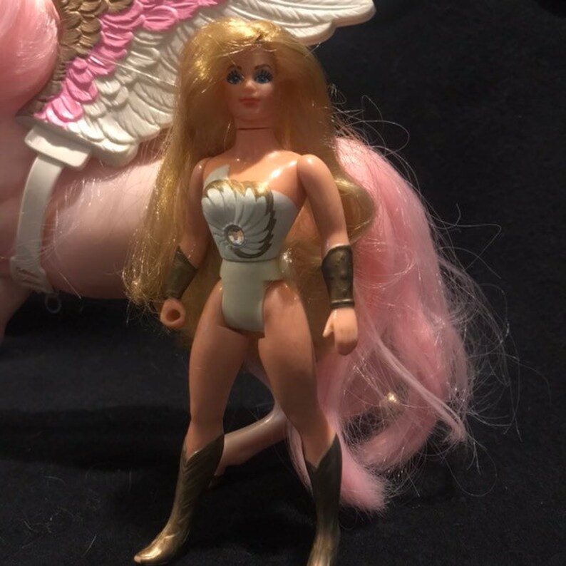 Vintage 1980s MOTU She-Ra Swift Wind Horse and Doll!! Nice Find!
