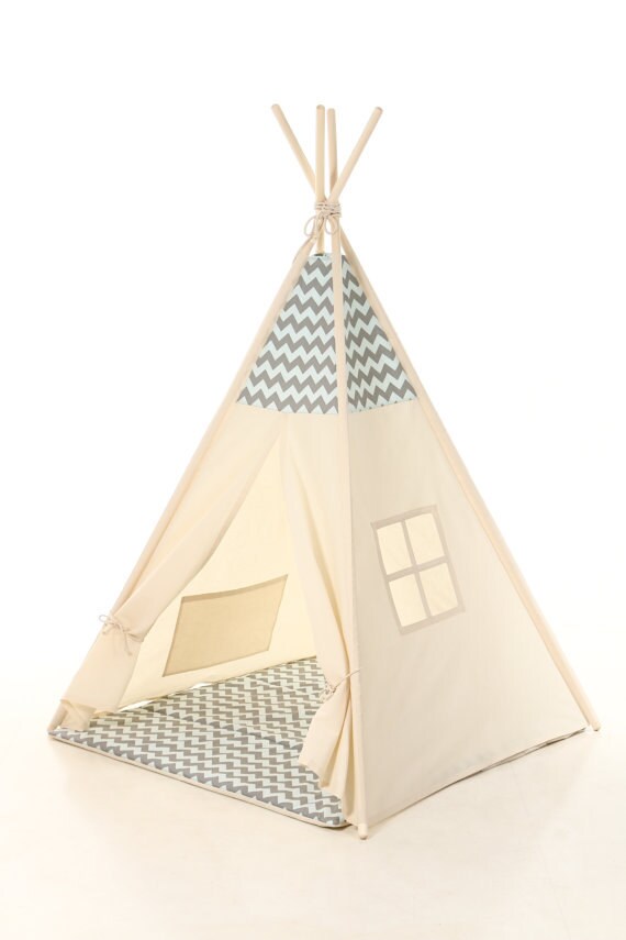 Kids Teepee Tent Plain cotton indoor 