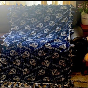 Dallas Cowboys doubled fleece blanket