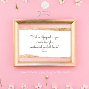 Watercolor nursery print, Nursery decor, Nursery wall art, Dad Quote nursery wall art, Daddy Nursery Art