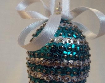 Handmade Sequin bauble