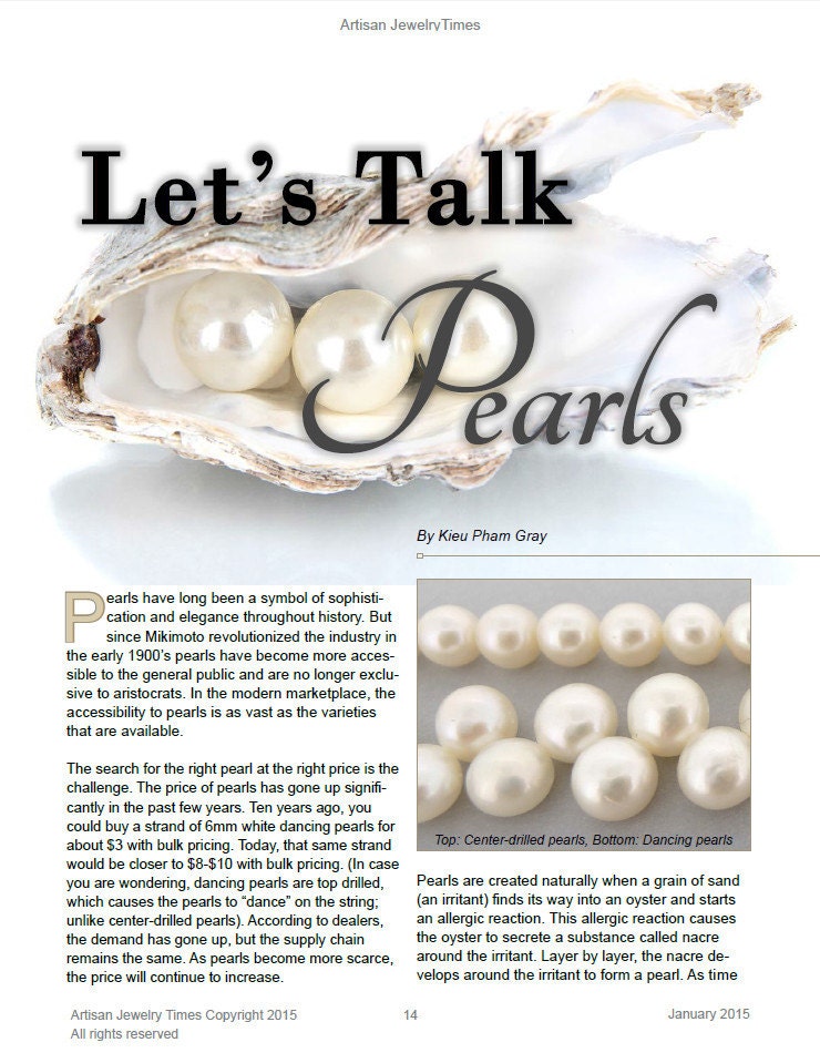 Artisan Jewelry Times January 2015 Issue Etsy