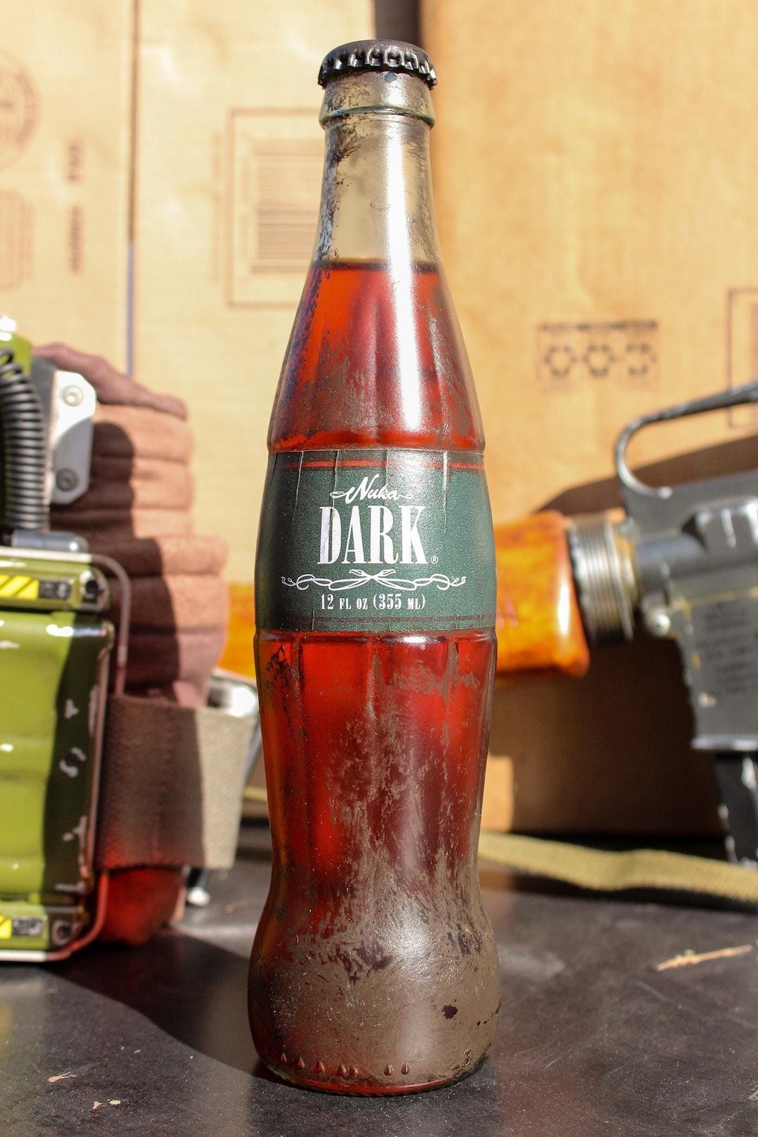 Nuka-cola Dark 12oz Bottle Replica - Etsy