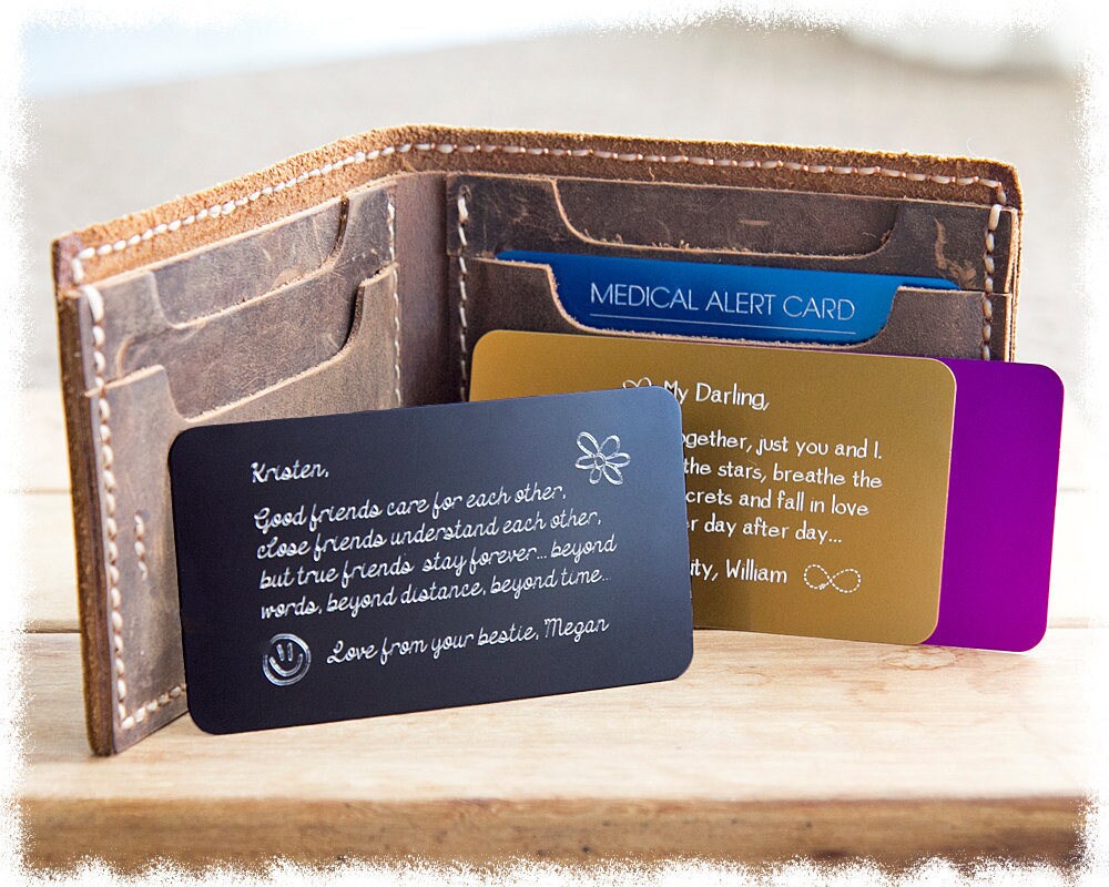 Inspirational Wallet Card Recovery Gift Mental Health Etsy