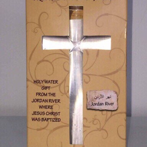 Blessed Holy Water From Jordan River Baptism Site of Jesus Etsy