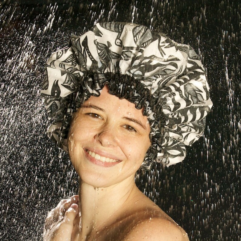 Shower Cap Organic Adjustable MEN & WOMEN Serengeti Antelope Etsy