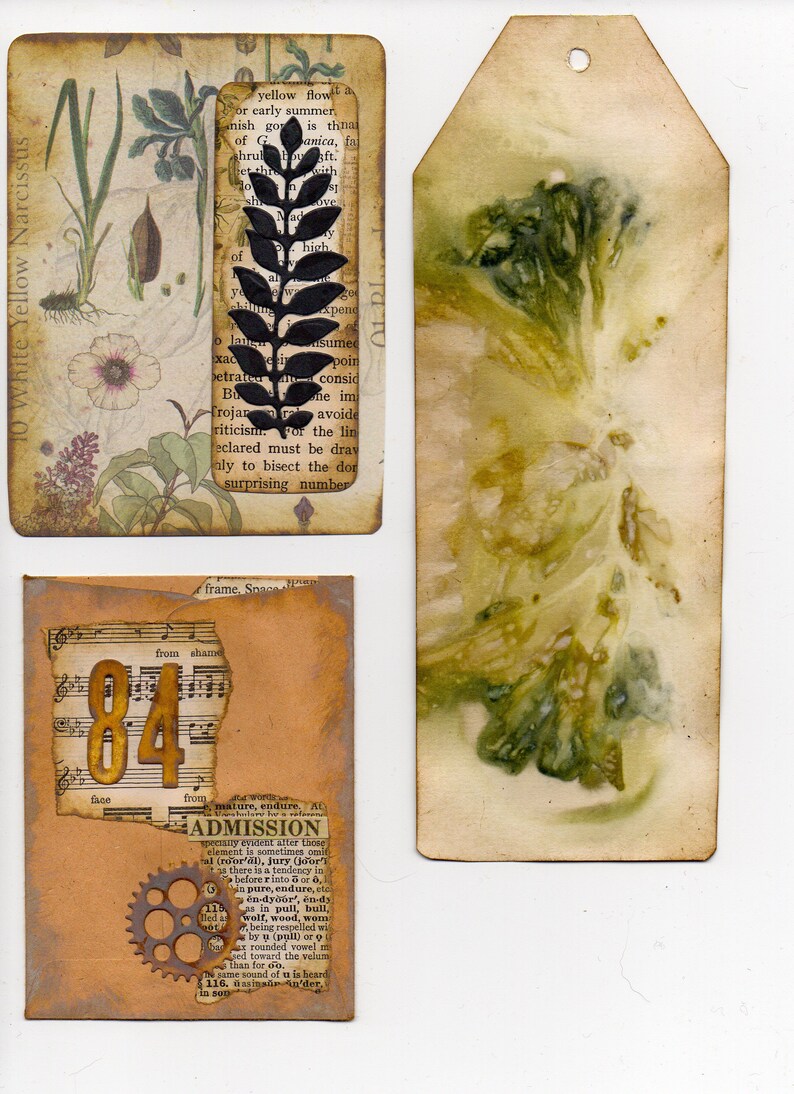 Digital Download of Vintage Tags for Ephemera - Etsy