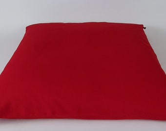 Deluxe Zabuton Meditation Cushion - Red
