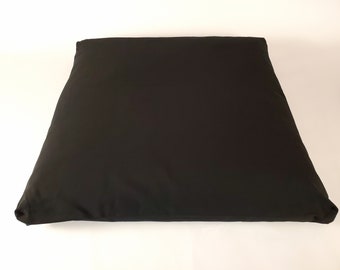 Deluxe Thick Zabuton Meditation Cushion - Black