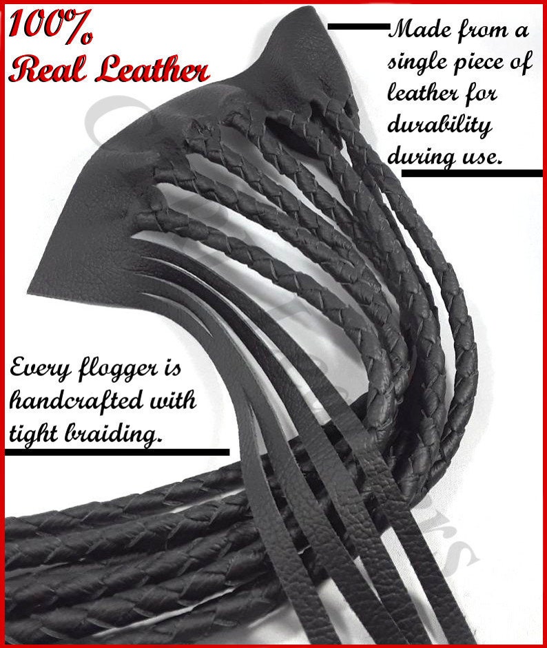 Real Bison Leather Flogger image 10