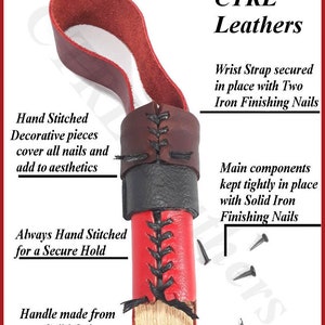 Real Bison Leather Flogger image 9