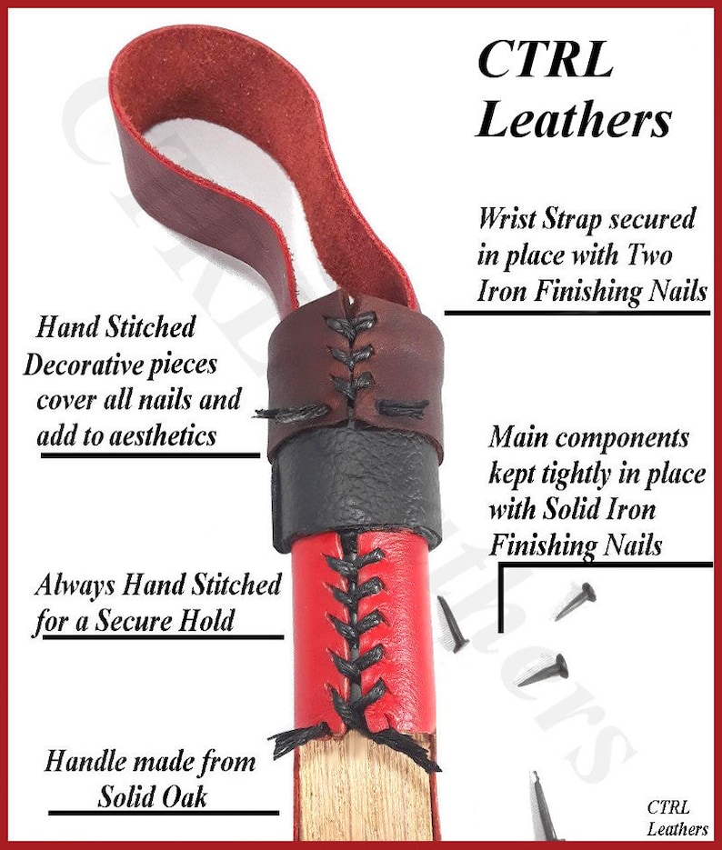 Real Bison Leather Flogger image 9