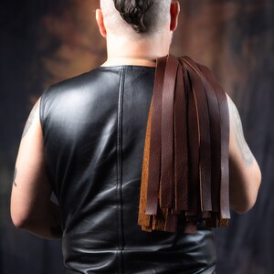 Real Bison Leather Flogger image 3