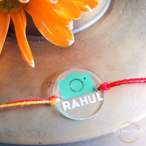 Camera Rakhi | Rakhi for brother | Rakhri for Kids | Toy Rakhi | Rakhi Bracelet | Kids Rakhi, Personalized Rakhi Photography