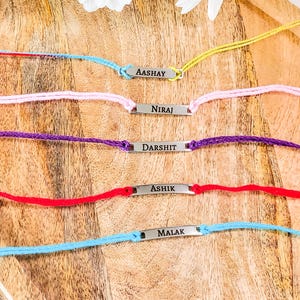 Personalized Rakhi, Rakhi for Kids, Name Rakhi, Metal Rakhi, Personalised Rakhi, Custom Rakhi, Rakhri Bracelet, Raksha Bandhan gifts Brother