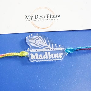 Name Rakhi | Traditional Rakhdi | Raksha bandhan | Rakhi for Kids | Rakhi for Brother |  Personalized Rakhri | Acrylic Rakhi | Custom Rakhi