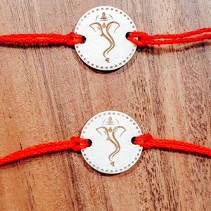 Ganesh Rakhi | Lord Ganesha Rakhi |  Rakhi for brother | Rakhri for Kids | Rakhri | Rakhi Bracelet | Traditional Rakhi | Personalized Rakhi