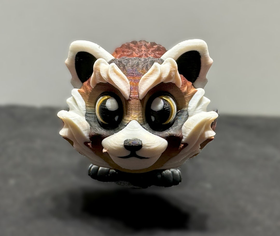 3D Printed Red Panda Flexi Fidget Toy Design by Toonz Factory - Etsy