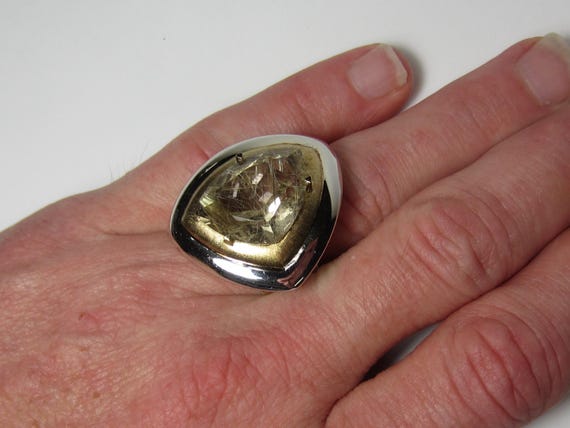 Deb Guyot 925 Sterling Silver Statement Ring with… - image 8