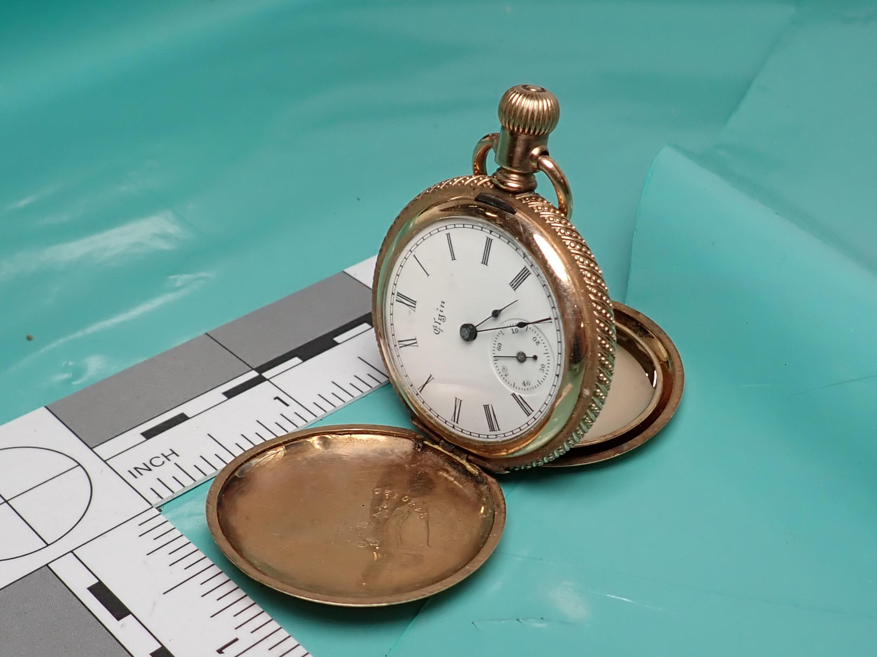 Gold Filled Elgin Pocket Watch - Etsy