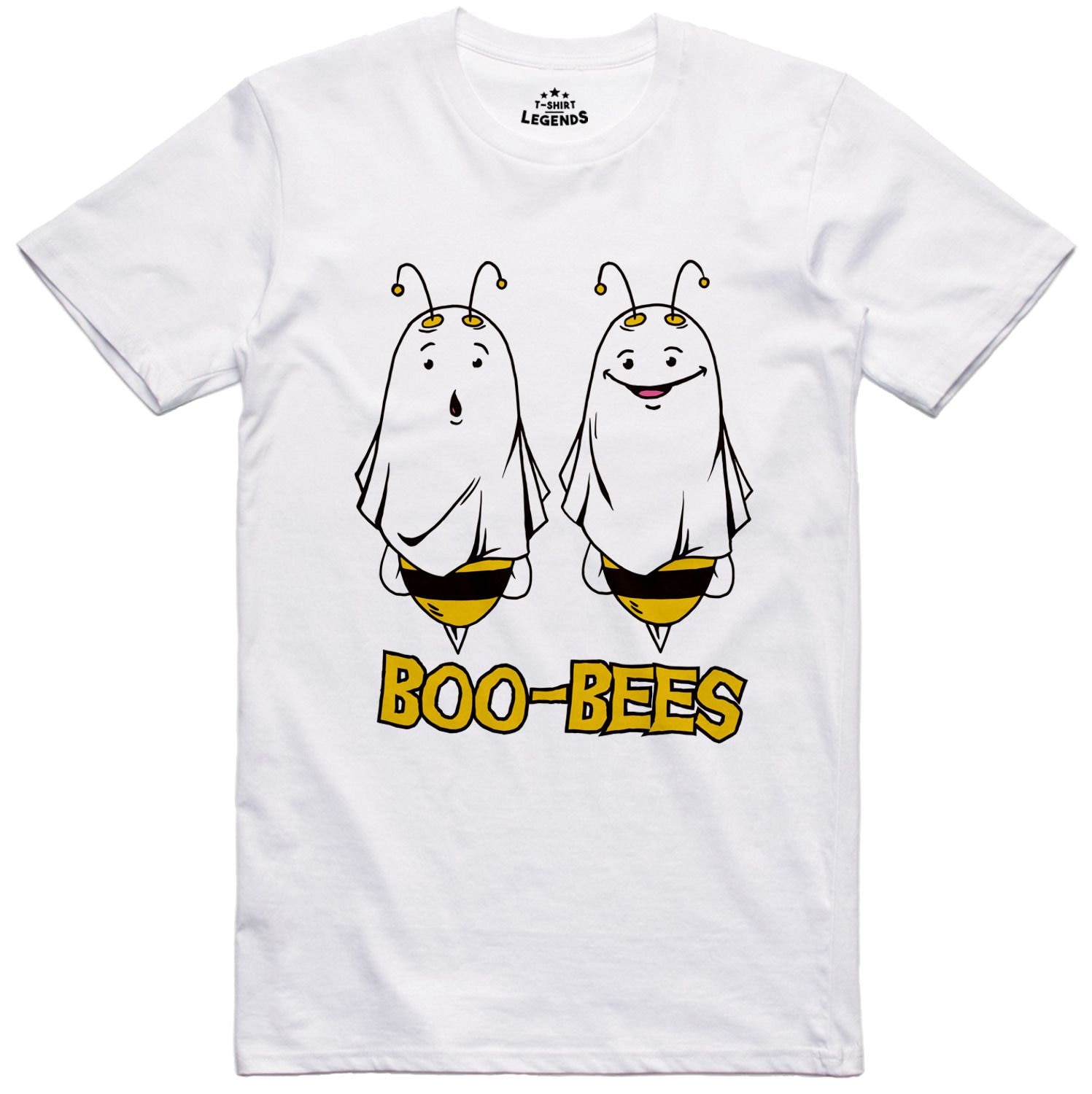 Image of Halloween T Shirt Boo-Bees Design Regular Fit 100% Cotton Funny Tee