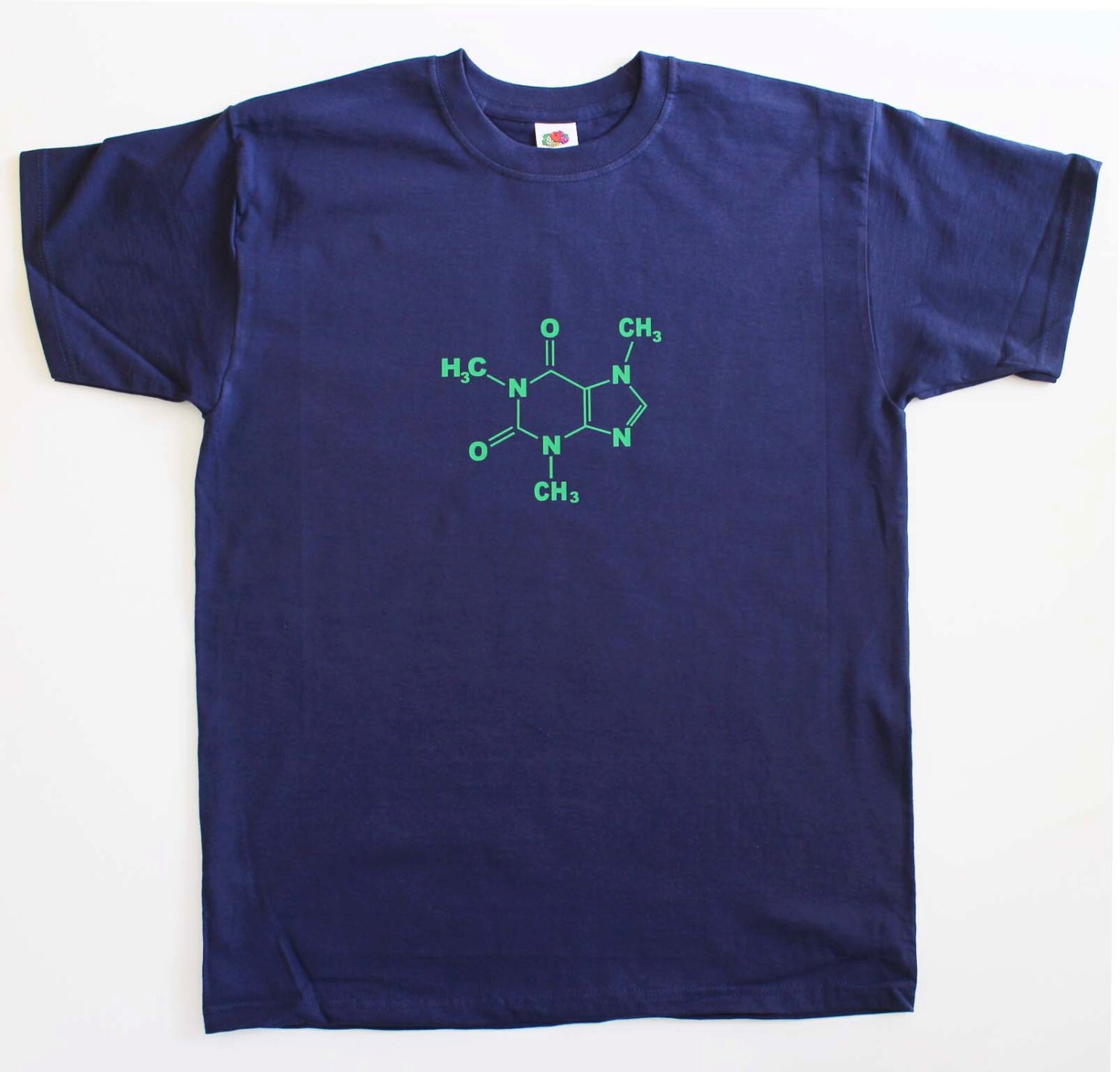 Image of Caffeine Molecule Funny Geek Mens Loose Fit Cotton T-Shirt