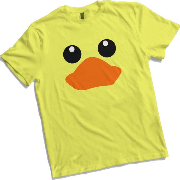 Canard en caoutchouc drôle 100% coton Unisexe Hommes T-shirt jaune