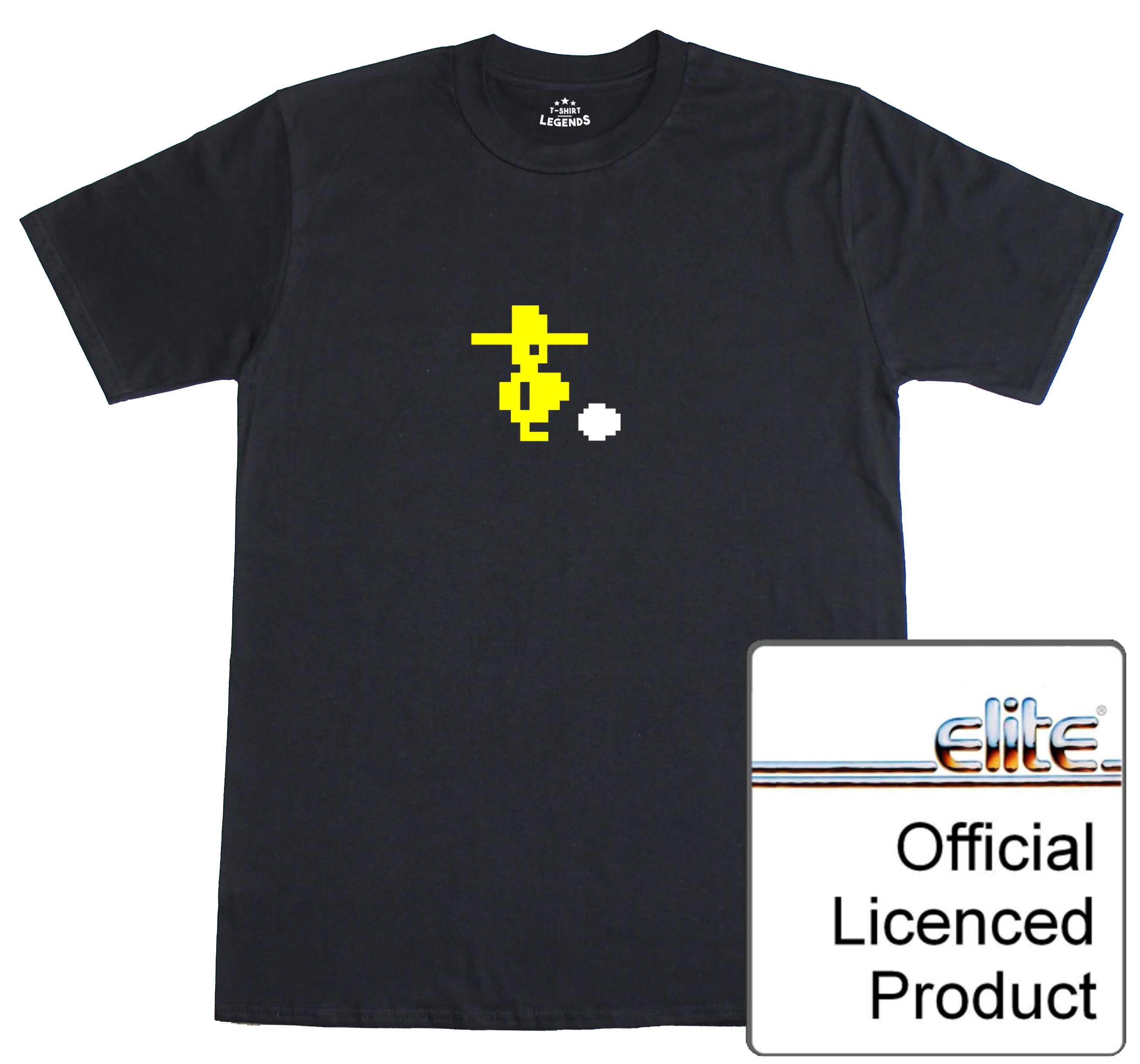 Image of Chuckie Egg T Shirt Retro 8 Bit Officially Licensed Elite Systems Clothing