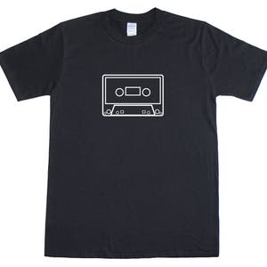 Cassette Tape Old Skool Retro Cult Music Heren losvallend katoenen T-shirt