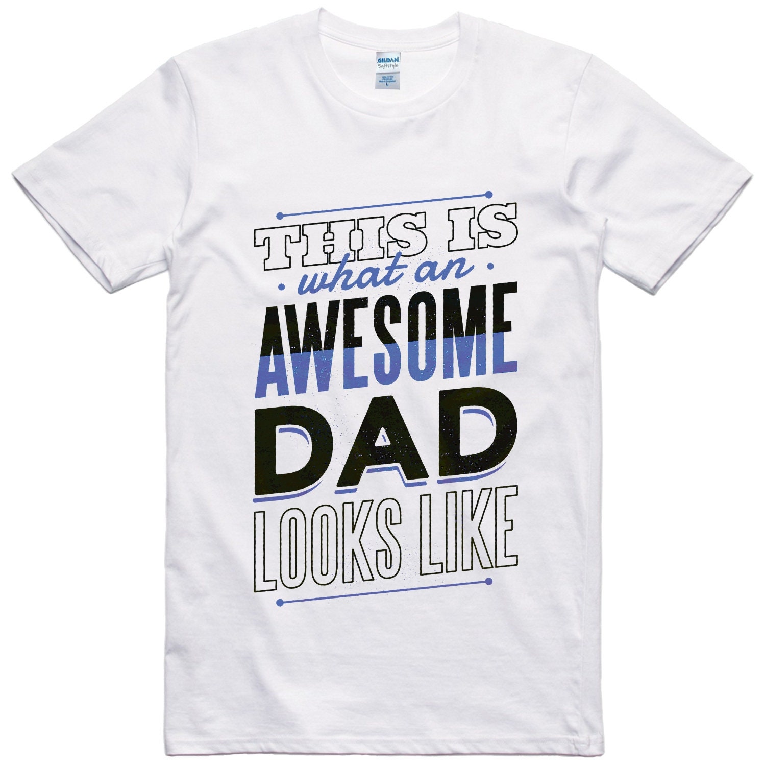 Image of Gift For Dad Mens T Shirt Birthday Fathers Day Regular Fit 100% Cotton Tee