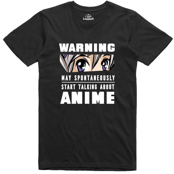 Mens Anime T Shirt Manga Japanese Geek Regular Fit Gildan Tee