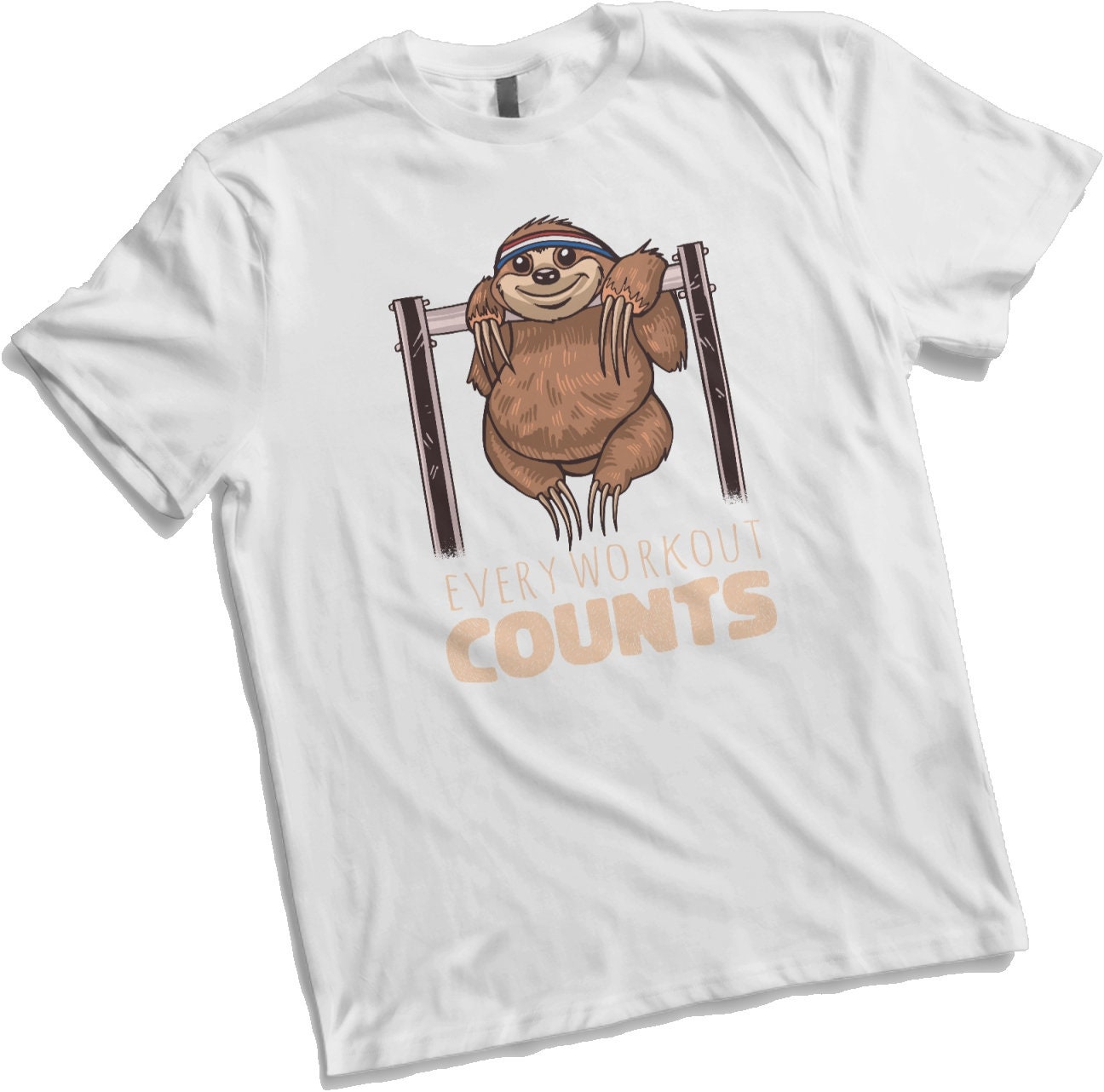 Sloth workout shirt sale